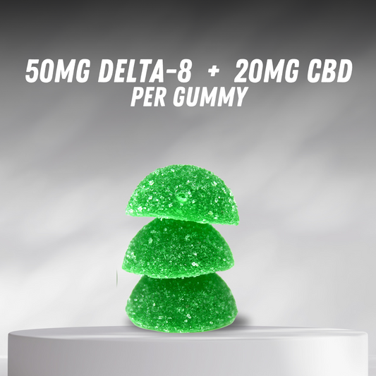 Moondrop Gummies: Delta-8 + CBD (Apple | Vegan)